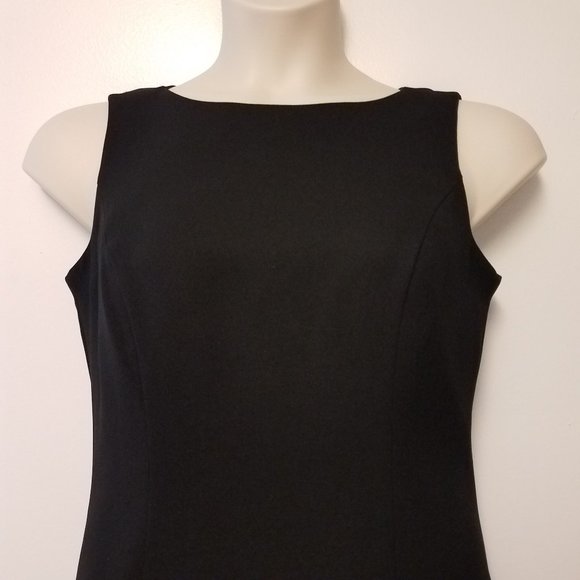 Emma James Sleeveless Black Sheath Dress Size 10 - Picture 2 of 9